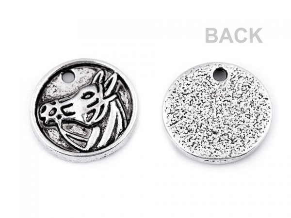 Anhänger Pferd rund